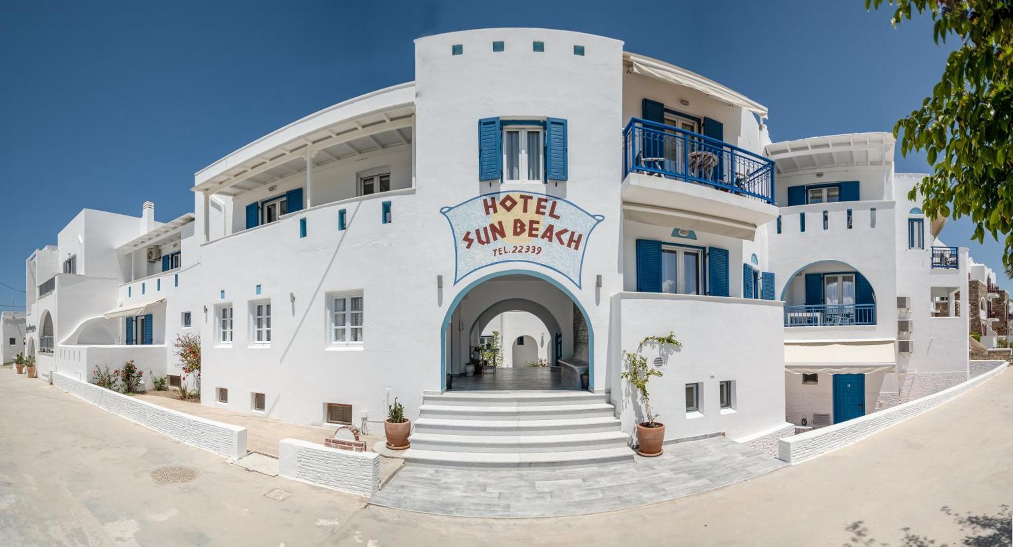 Sun Beach Hotel Naxos City المظهر الخارجي الصورة