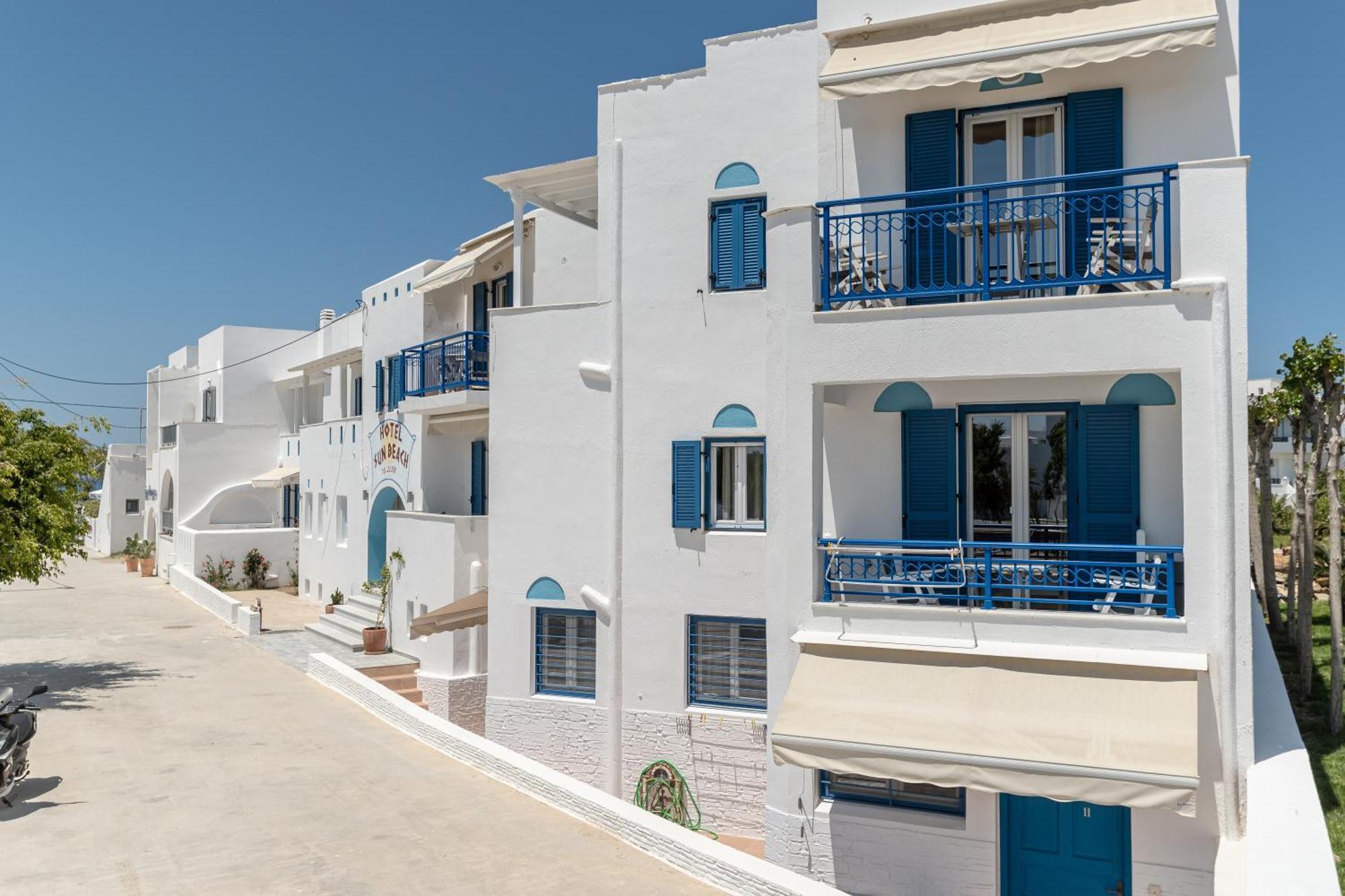 Sun Beach Hotel Naxos City المظهر الخارجي الصورة