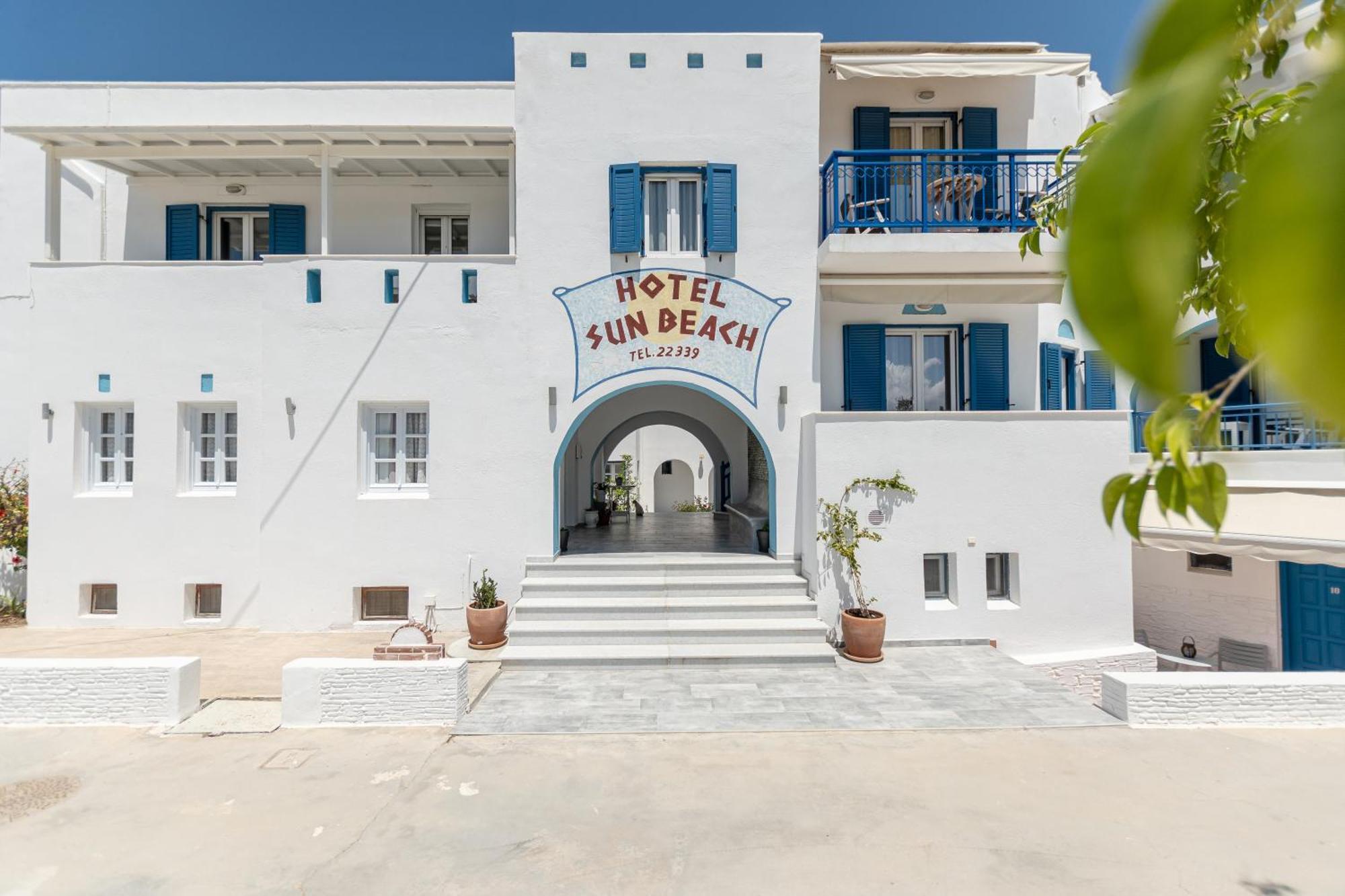 Sun Beach Hotel Naxos City المظهر الخارجي الصورة